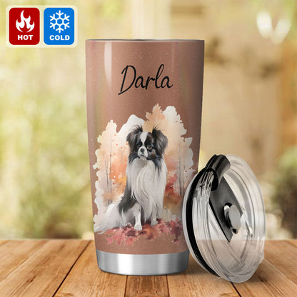 Personalized Pet Autumn Christmas Tumbler