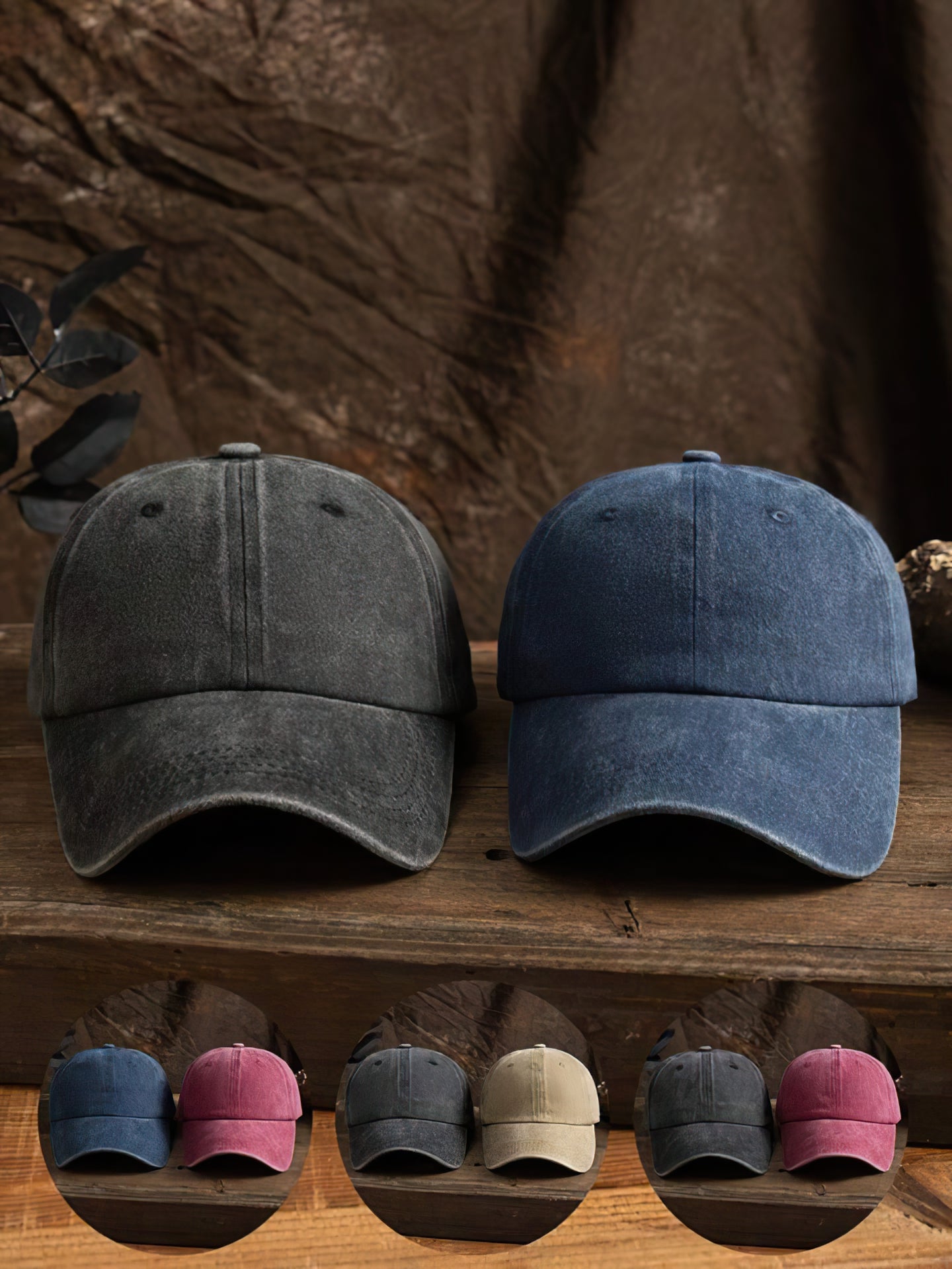 Custom Text Embroidered Dyed Cap