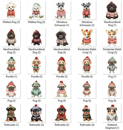 Personalized Pup In Ugly Sweater Custom Woven Blanket