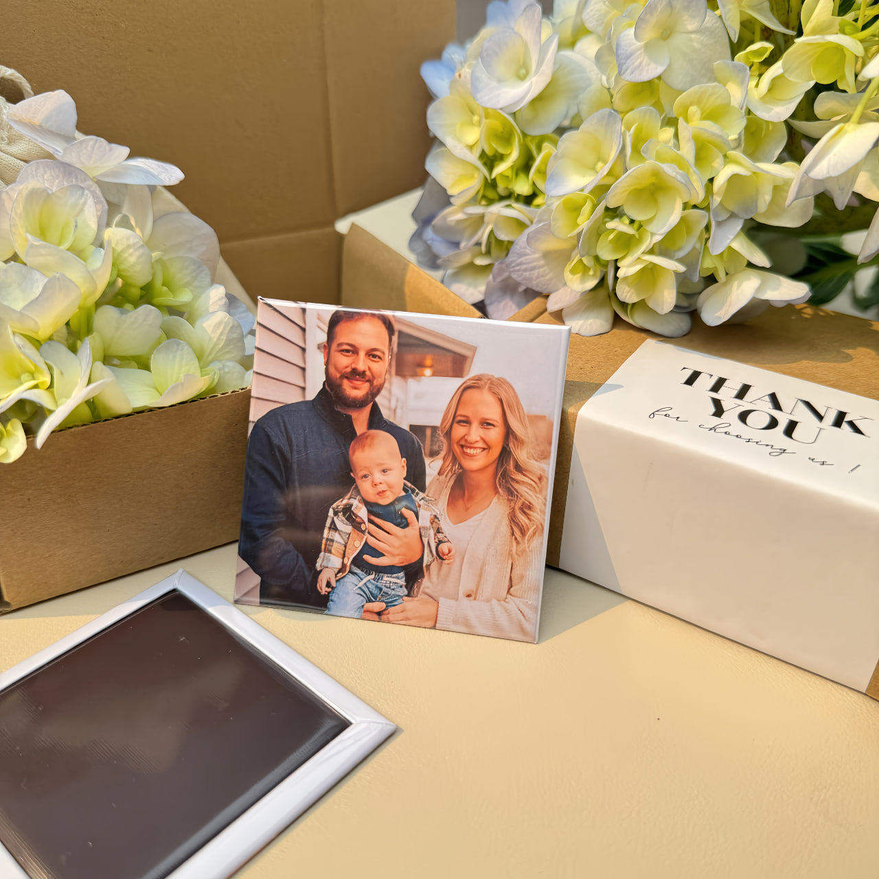 Custom Family Photo Magnets Personalized Fridge Magnets