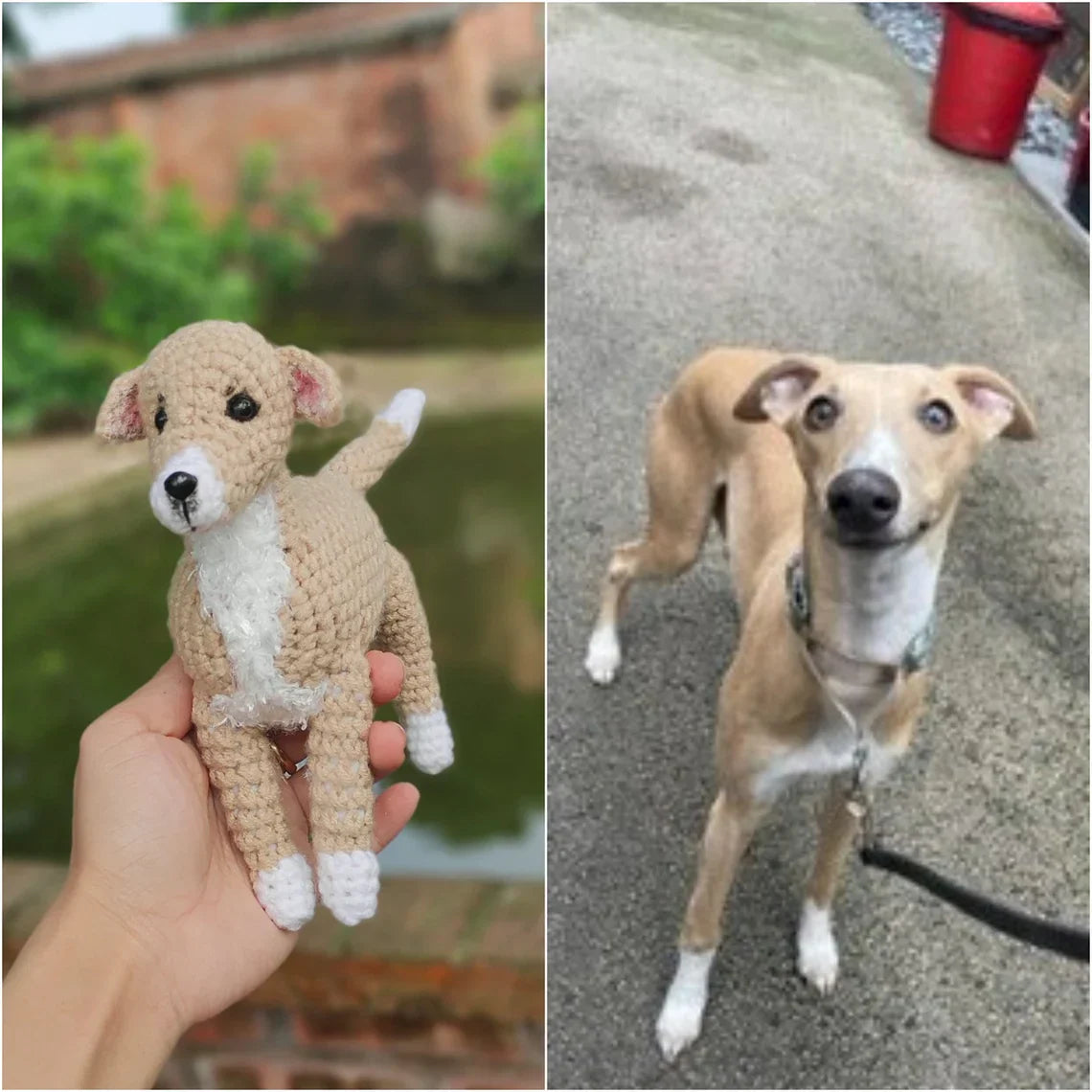 Personalized Crochet Pet Doll – Handmade Plush Replica of Your Pet