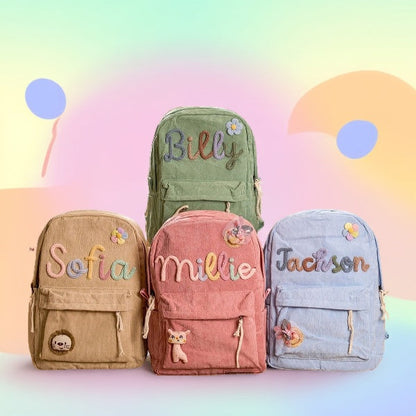 Personalized Embroidered Backpacks for Kids