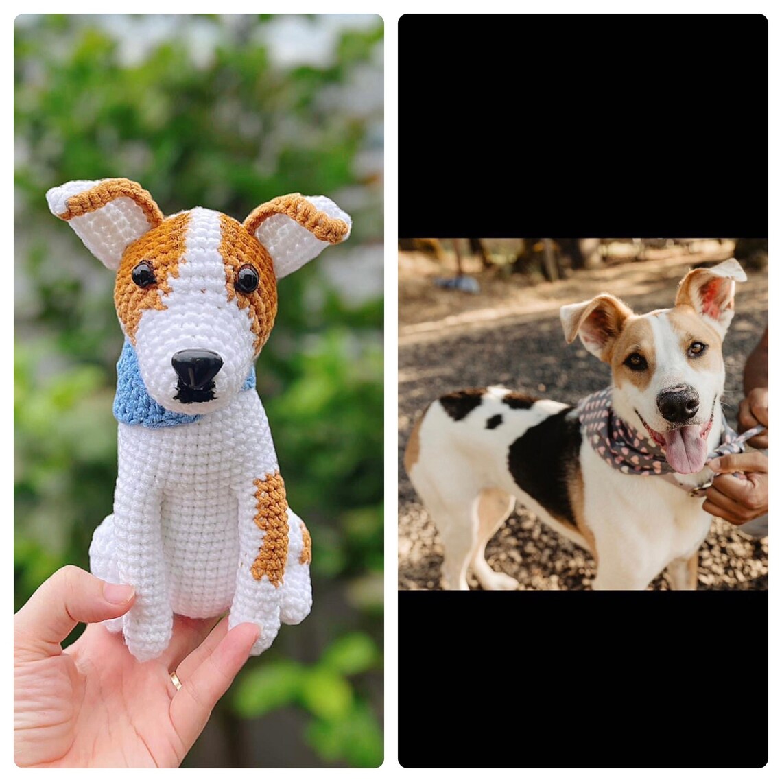 Personalized Crochet Pet Doll – Handmade Plush Replica of Your Pet